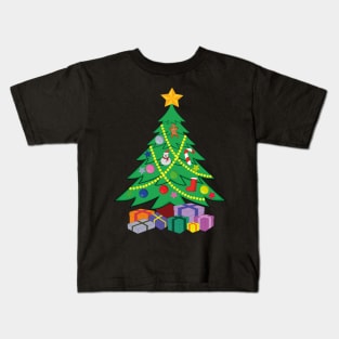 Christmas Tree cartoon ideas design Kids T-Shirt
